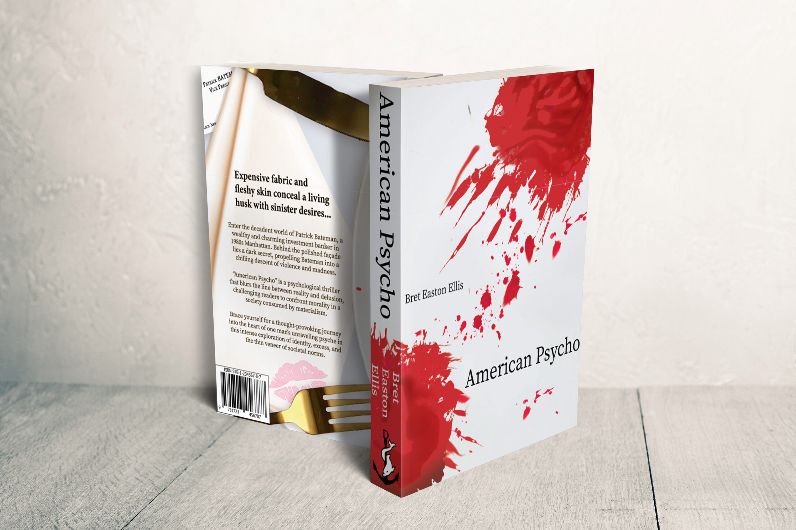 A white and red book with black text on both sides
